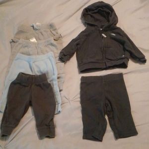 4/$25 Baby boy outfit and pants lot